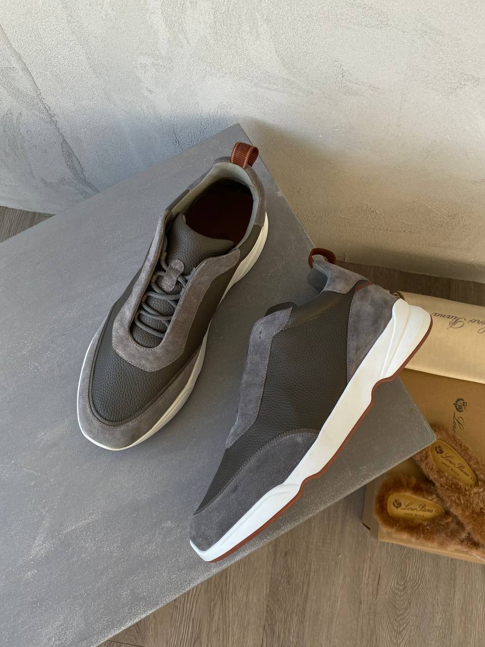 Стильные мужские кроссовки Loro Piana BP-40874 Стильные мужские кроссовки Loro Piana BP-40874