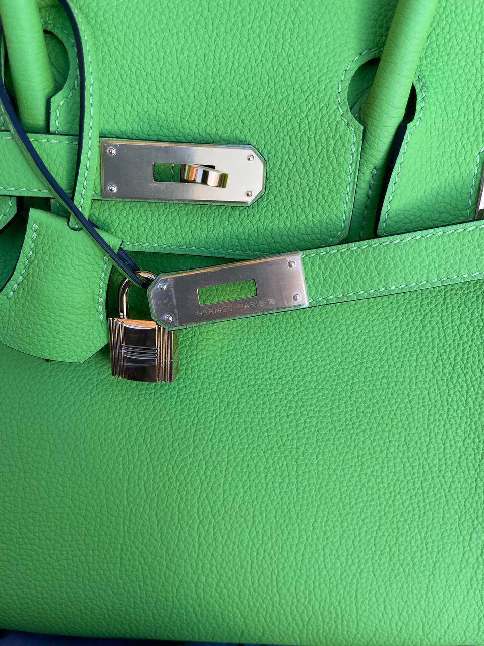 Женская коллекционная сумка Birkin 30, с фурнитурой GHW Hermes BP-31502 Женская коллекционная сумка Birkin 30, с фурнитурой GHW Hermes BP-31502