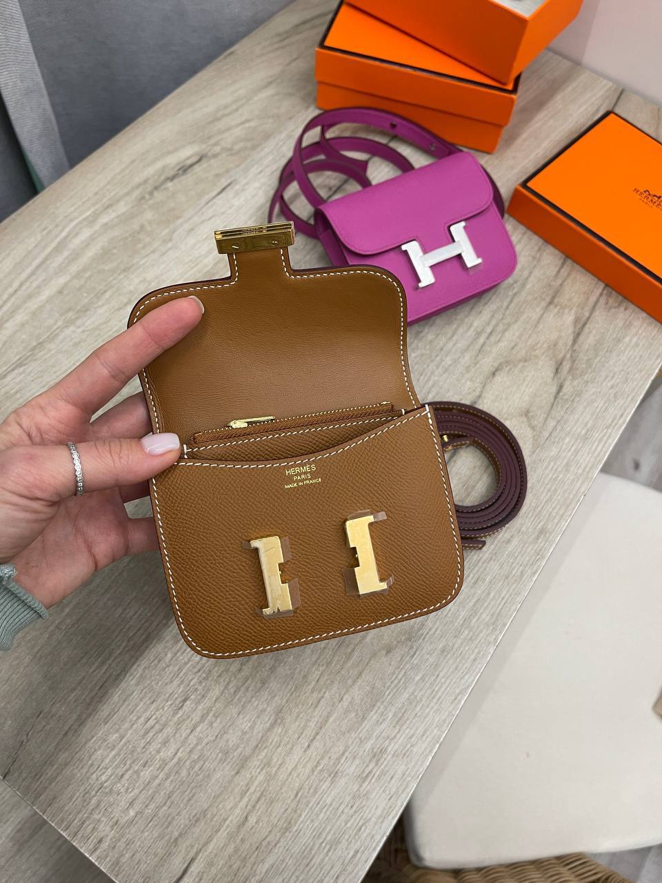 Коллекционная женская сумка Constance Slim Wallet Hermes BP-46059 Коллекционная женская сумка Constance Slim Wallet Hermes BP-46059