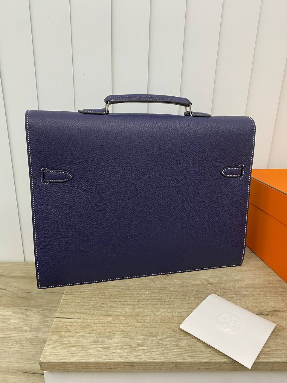 Кожаный портфель Hermes BP-24132 Кожаный портфель Hermes BP-24132