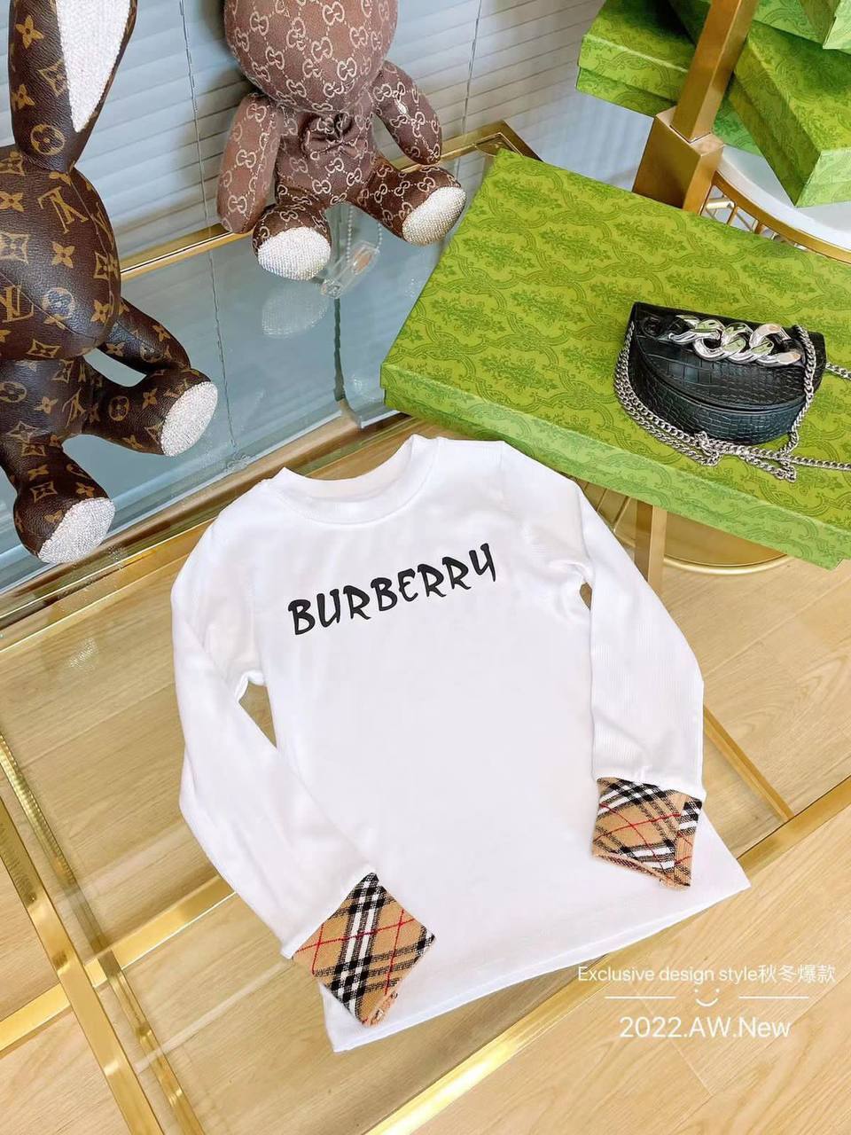 Лонгслив премиальный Burberry BP-20433 Лонгслив премиальный Burberry BP-20433