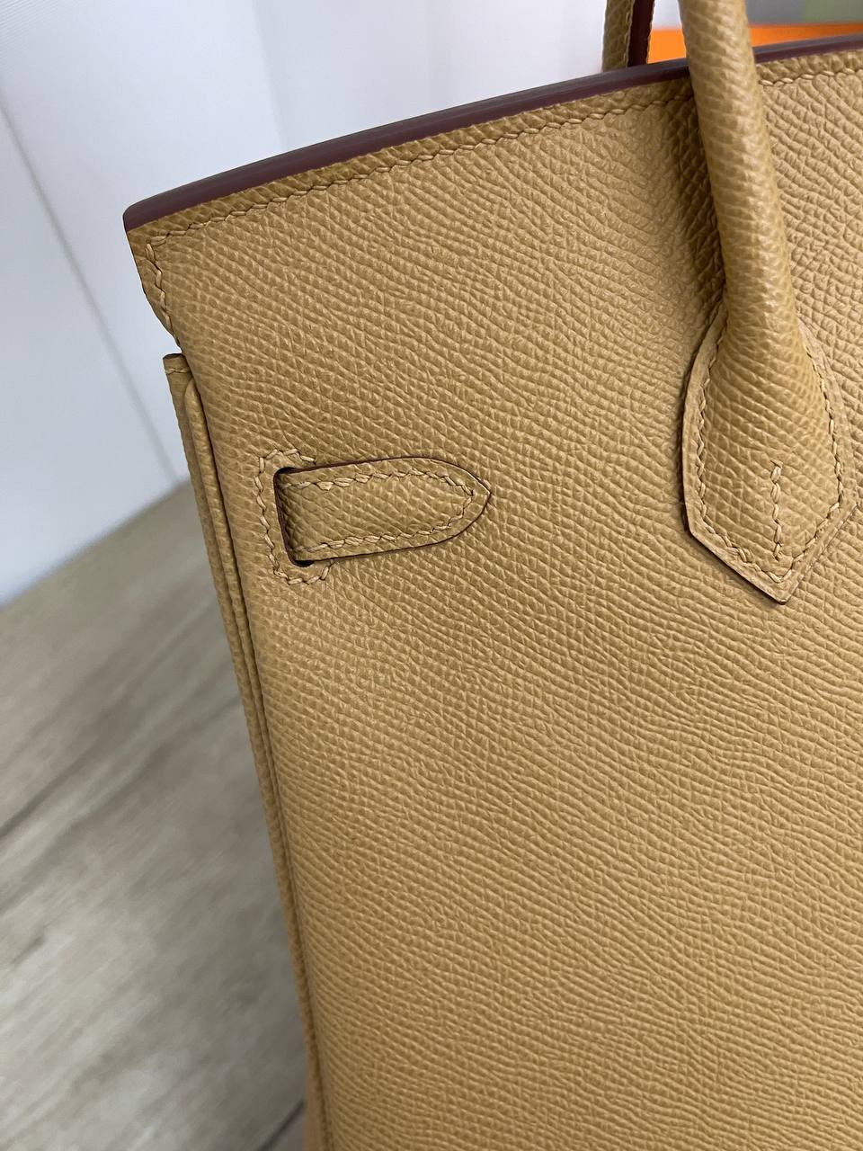 Трендовая женская сумка Birkin 25 см, PHW Epsom Hermes BP-31230 Трендовая женская сумка Birkin 25 см, PHW Epsom Hermes BP-31230