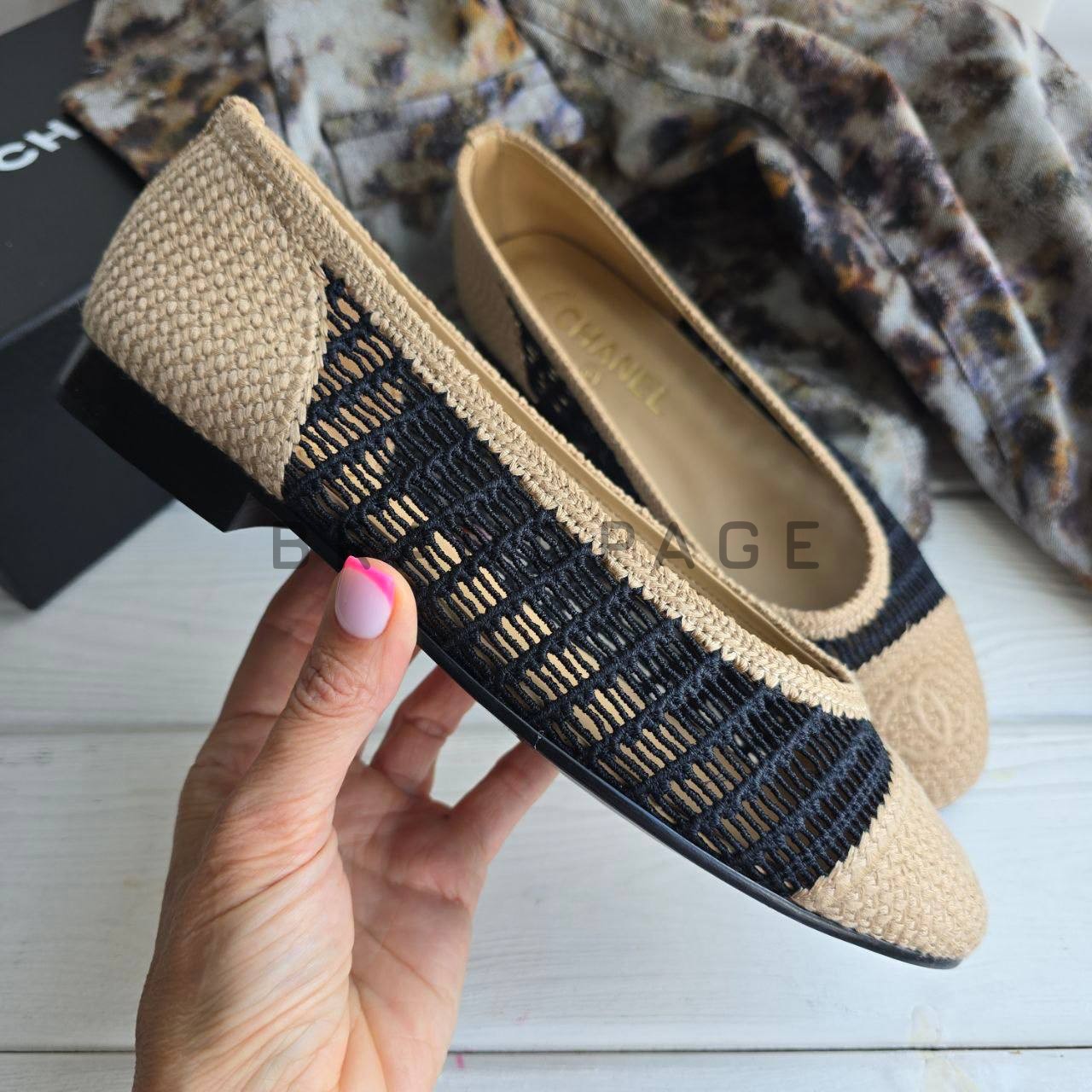 Балетки кожаные Chanel BPLUX12427 Балетки кожаные Chanel BPLUX12427