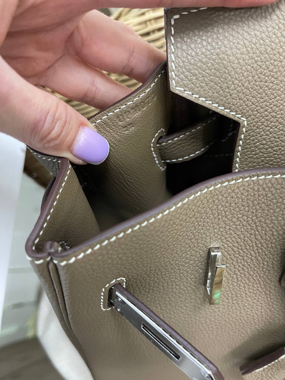 Женская сумка премиум Hermes Birkin, 35 PHW BP-32899 Женская сумка премиум Hermes Birkin, 35 PHW BP-32899