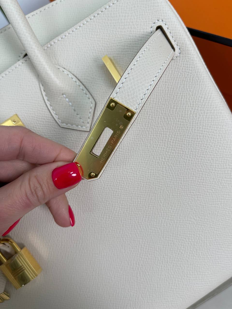 Трендовая женская сумка Birkin 30 см, Epsom Hermes BP-33145 Трендовая женская сумка Birkin 30 см, Epsom Hermes BP-33145