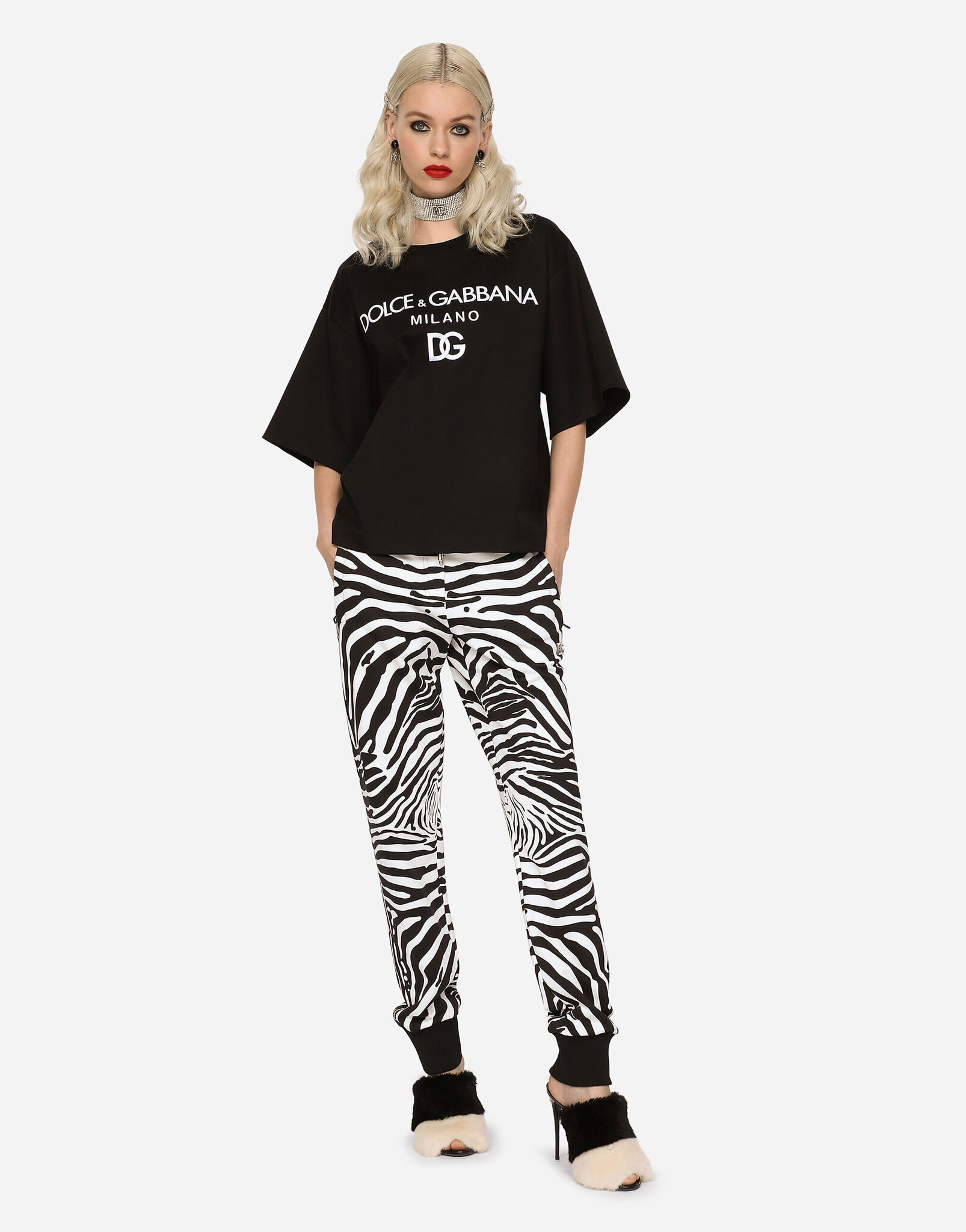 Коллекционная футболка с лого Dolce & Gabbana BP-25657 Коллекционная футболка с лого Dolce & Gabbana BP-25657