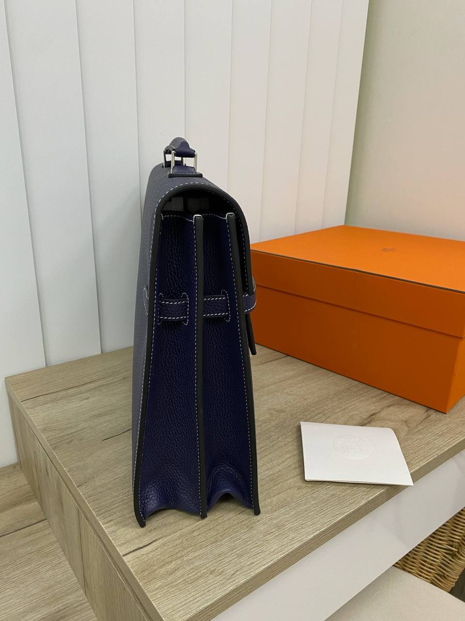 Кожаный портфель Hermes BP-24132 Кожаный портфель Hermes BP-24132