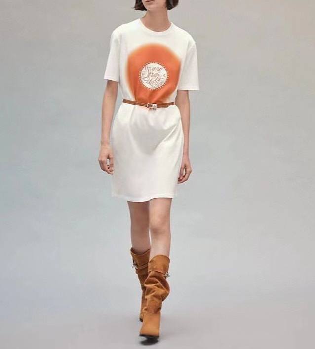 Коллекционное платье Hermes BP-14544 Коллекционное платье Hermes BP-14544