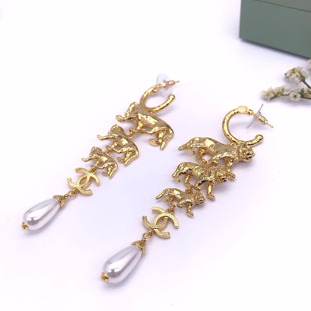 Трендовые серьги Chanel BP-19370 Трендовые серьги Chanel BP-19370