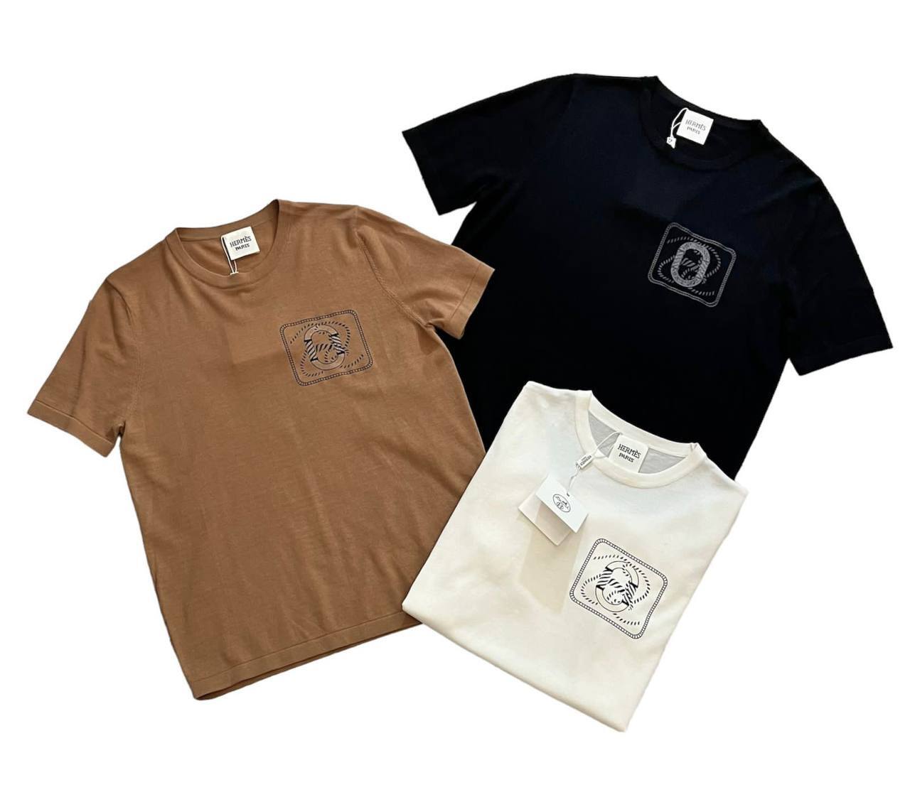 Футболка премиум Hermes BP-32967 Футболка премиум Hermes BP-32967