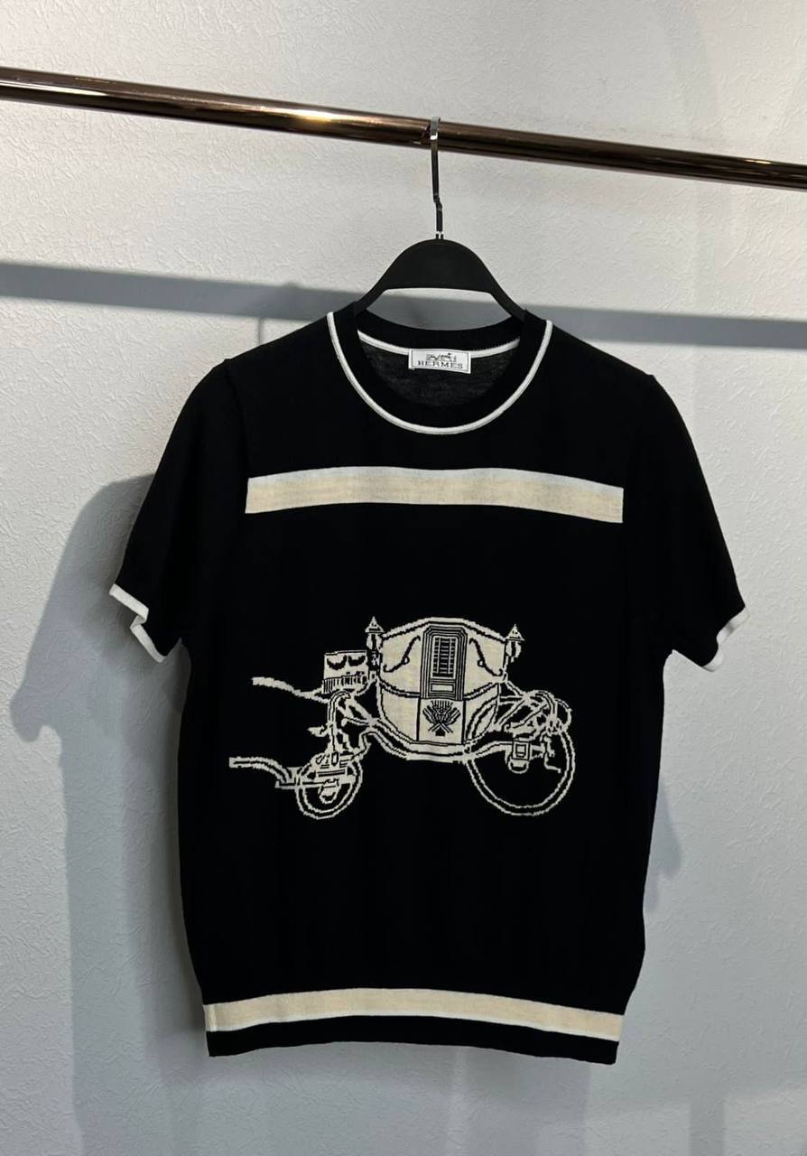 Футболка премиум Hermes BP-37291 Футболка премиум Hermes BP-37291