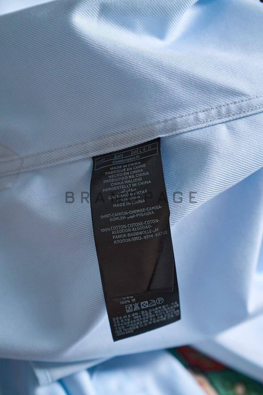 Рубашка хлопковая Zegna BPLUX5378 Рубашка хлопковая Zegna BPLUX5378