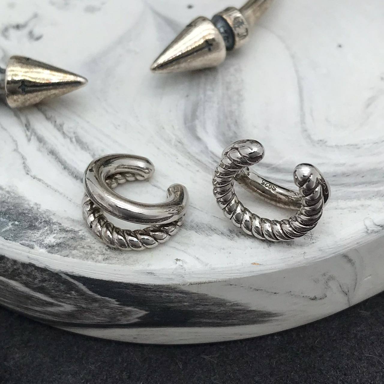 Серьги коллекционные кафф Chrome hearts BP-33344 Серьги коллекционные кафф Chrome hearts BP-33344