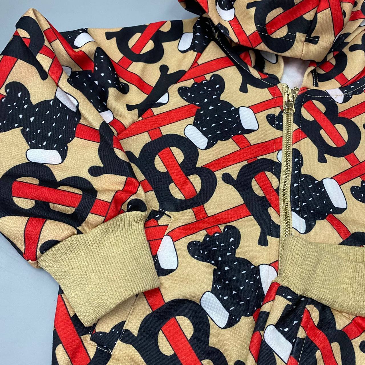 Костюм на флисе стильный Burberry BP-20812 Костюм на флисе стильный Burberry BP-20812