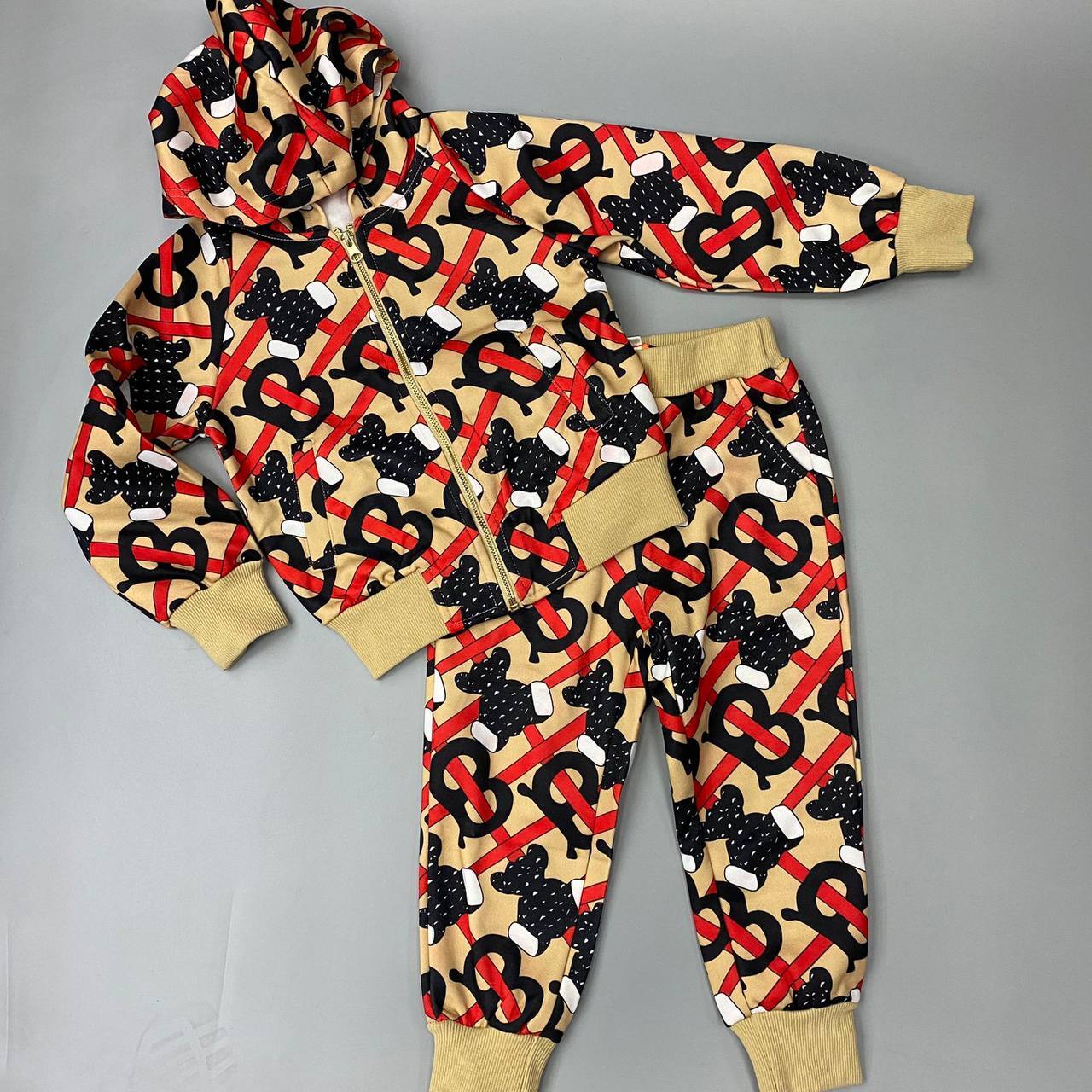 Костюм на флисе стильный Burberry BP-20812 Костюм на флисе стильный Burberry BP-20812