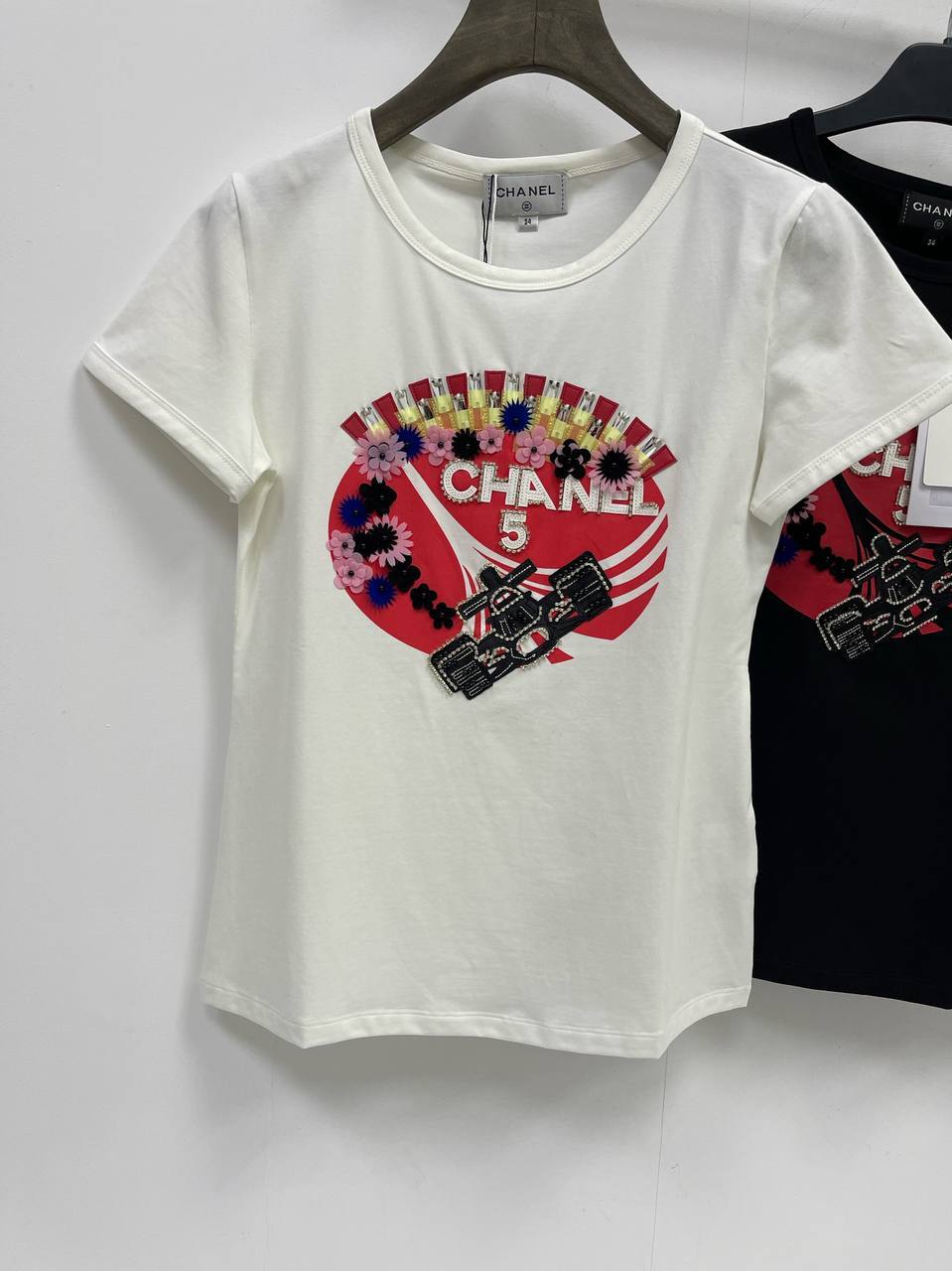 Женская коллекционная футболка Chanel BP-25786 Женская коллекционная футболка Chanel BP-25786
