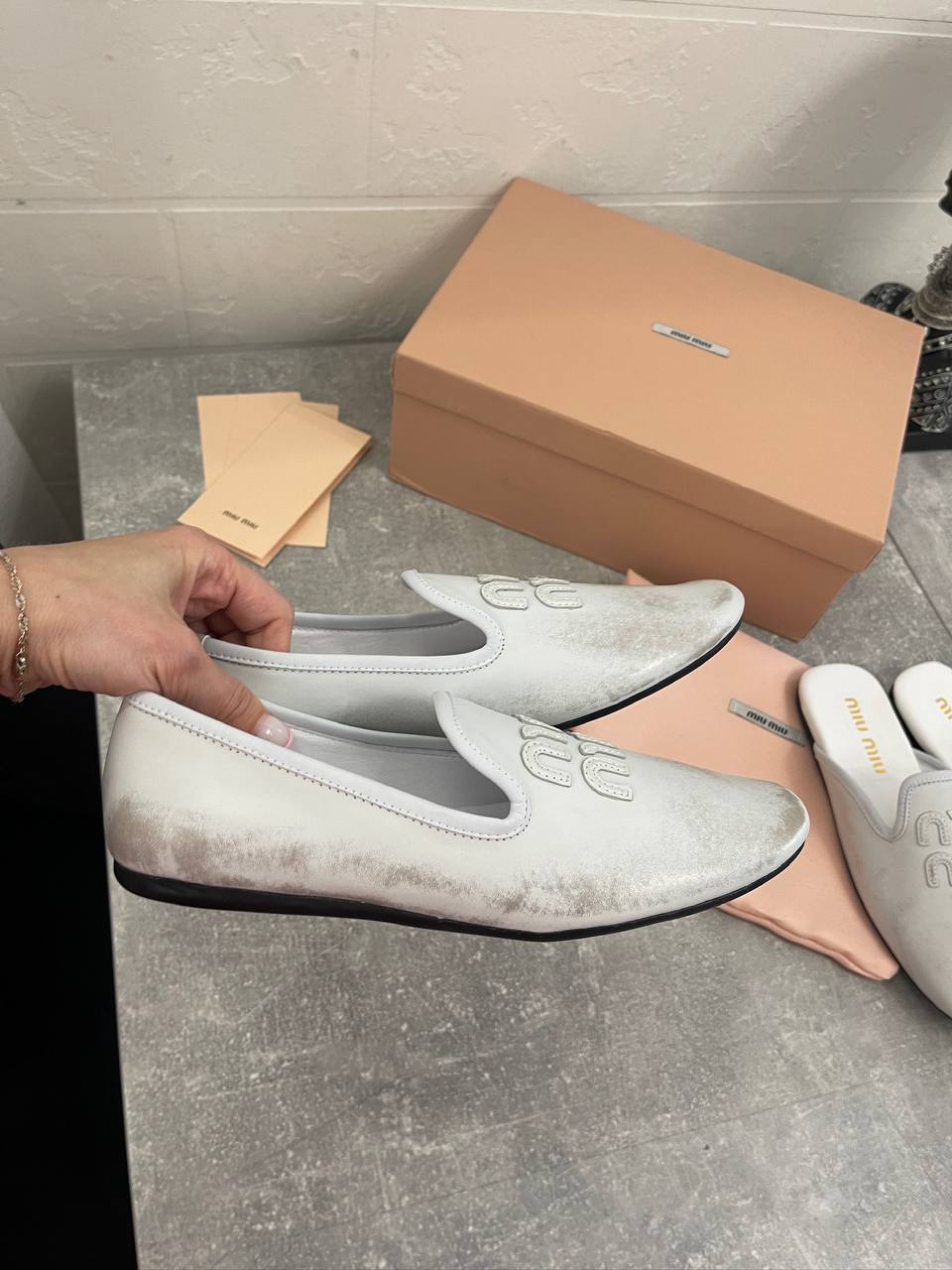 Miu Miu коллекционные лоферы BP-51692 Miu Miu коллекционные лоферы BP-51692