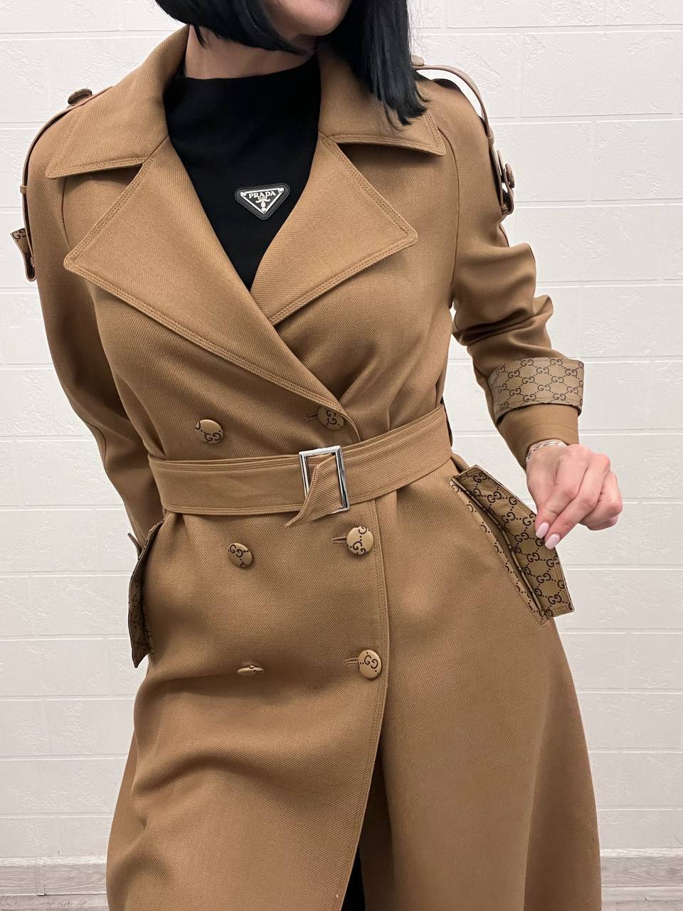 Коллекционный плащ Gucci BP-18406 Коллекционный плащ Gucci BP-18406