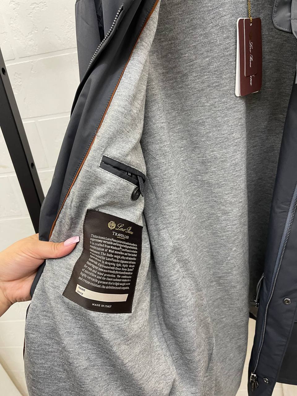 Мужская куртка повседневная Loro Piana BP-48977 Мужская куртка повседневная Loro Piana BP-48977