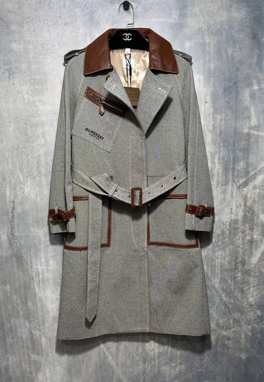 Трендовый плащ Burberry BP-39253 Трендовый плащ Burberry BP-39253