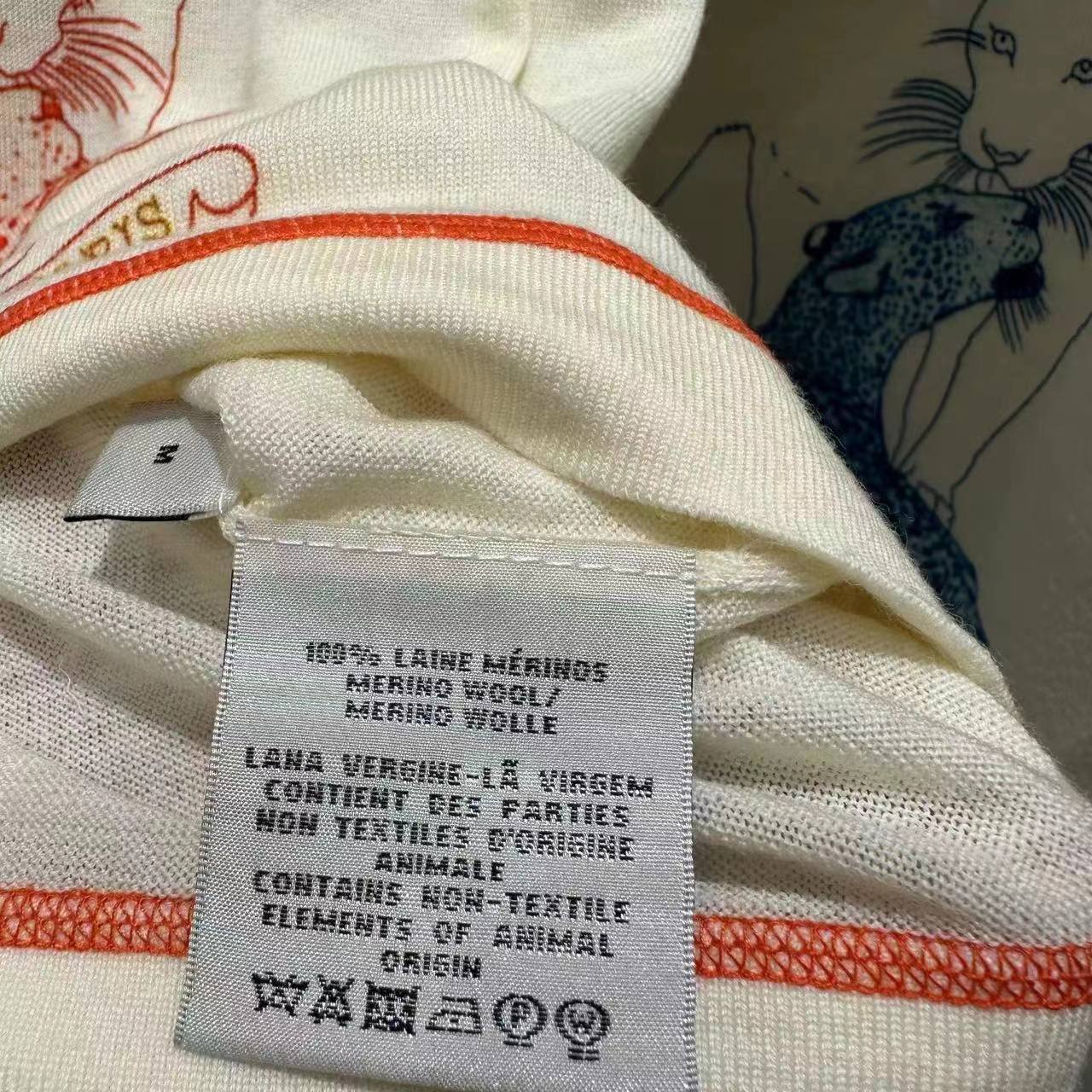 Женская трикотажная футболка Hermes BP-26269 Женская трикотажная футболка Hermes BP-26269