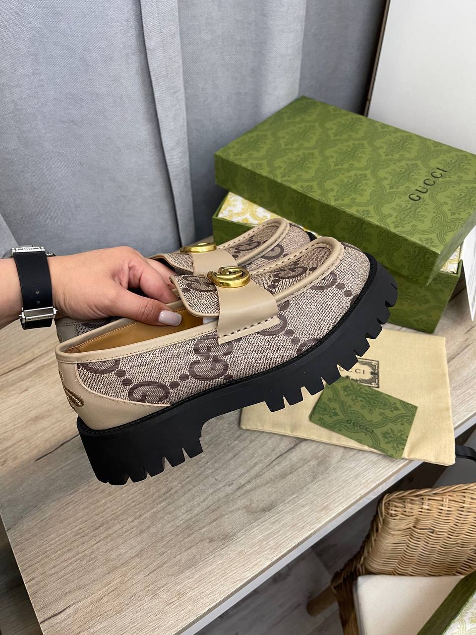 Gucci лоферы премиальные BP-38631 Gucci лоферы премиальные BP-38631