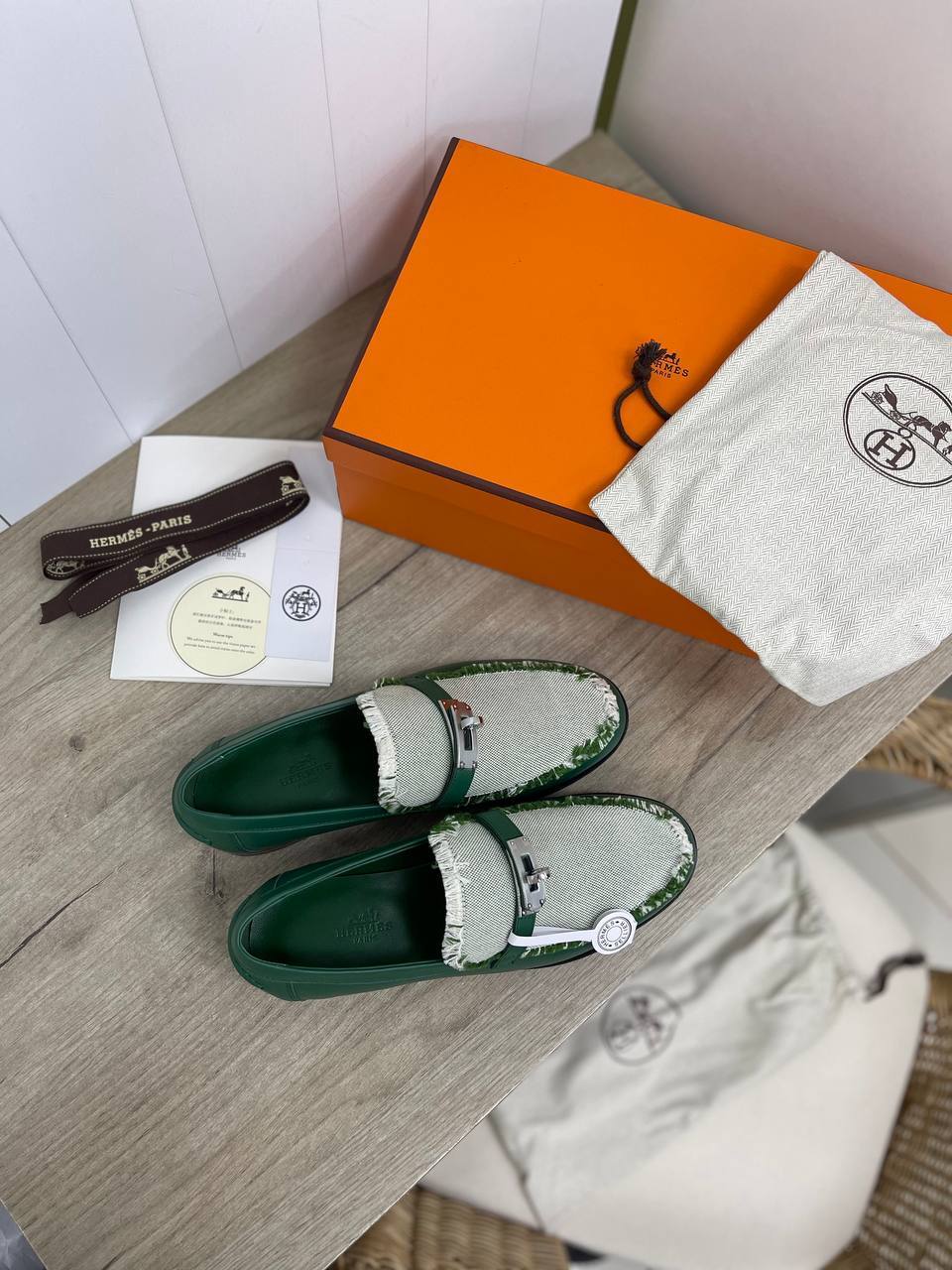 Люкс туфли Hermes BP-34158 Люкс туфли Hermes BP-34158