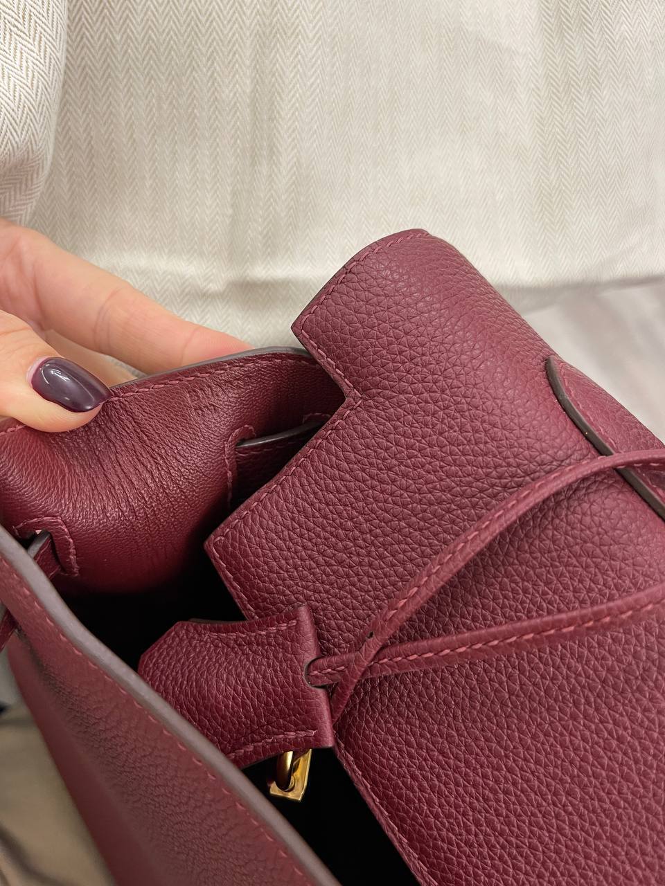 Коллекционная сумка женская Kelly 40 см, togo Hermes BP-43211 Коллекционная сумка женская Kelly 40 см, togo Hermes BP-43211