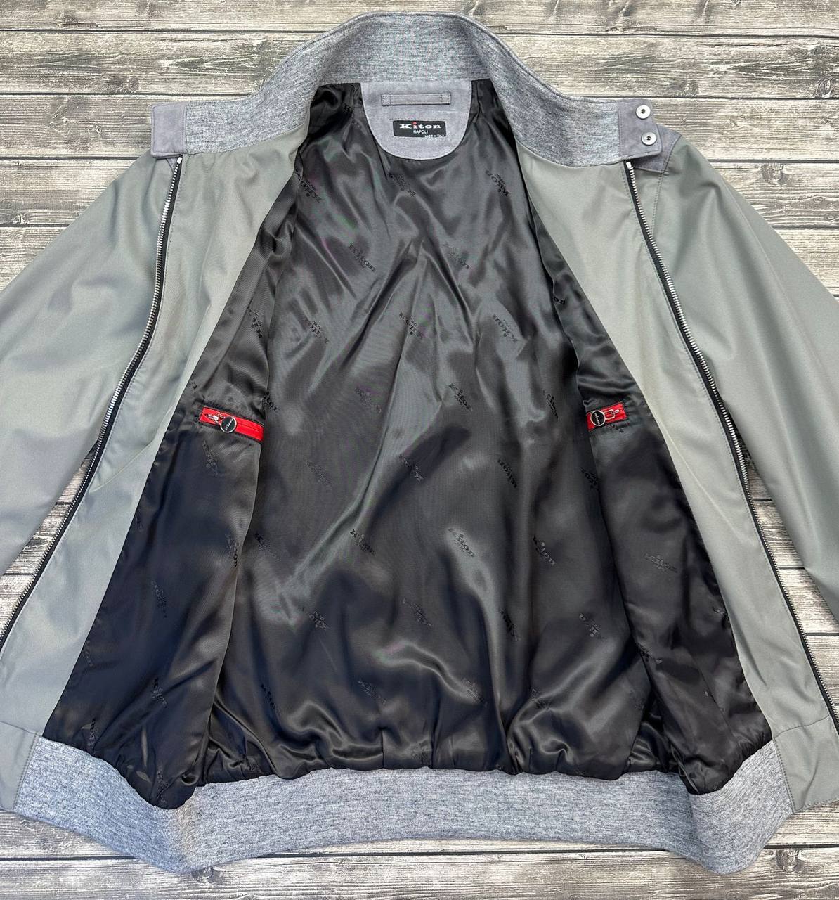 Бомбер Kiton с натуральной замшей BP-33287 Бомбер Kiton с натуральной замшей BP-33287