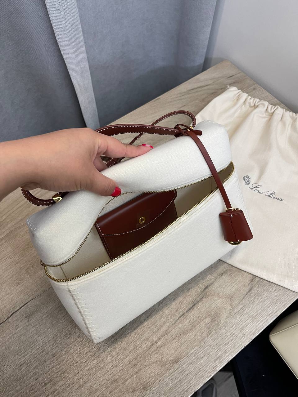 Коллекционная женская сумка Loro Piana BP-53110 Коллекционная женская сумка Loro Piana BP-53110