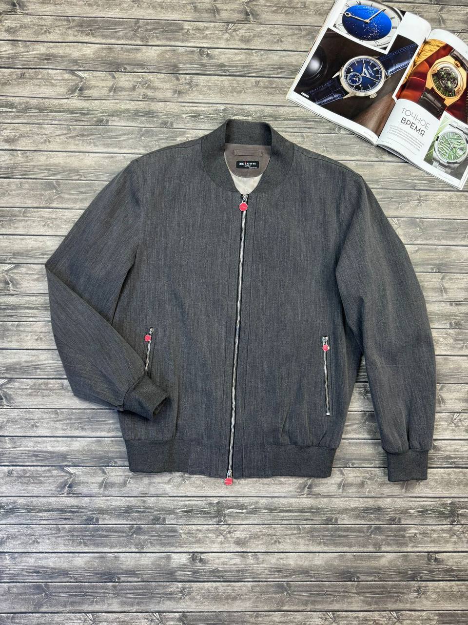 Куртка джинсовая Kiton стильная BP-53442 Куртка джинсовая Kiton стильная BP-53442