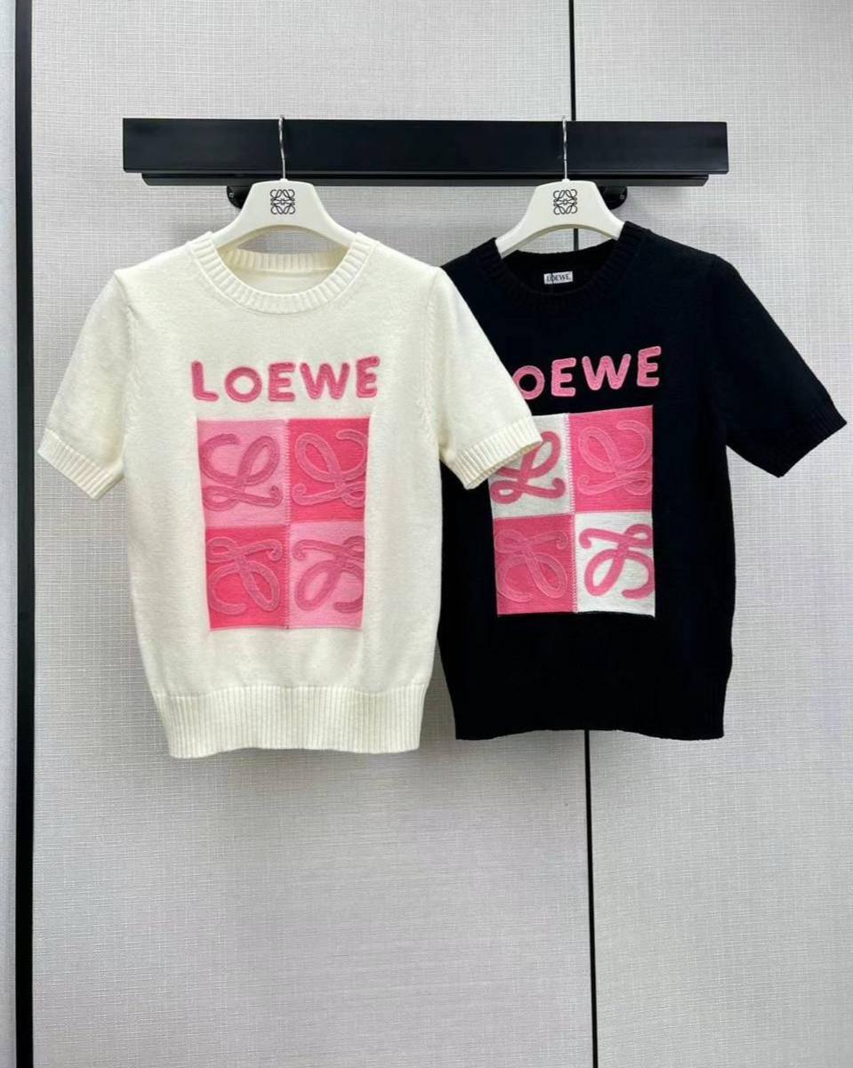 Loewe BP-45482 повседневная футболка премиум Loewe BP-45482 повседневная футболка премиум