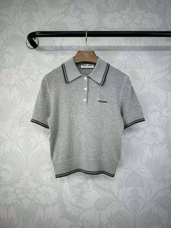 Miu Miu BP-52852 эксклюзивное поло Miu Miu BP-52852 эксклюзивное поло