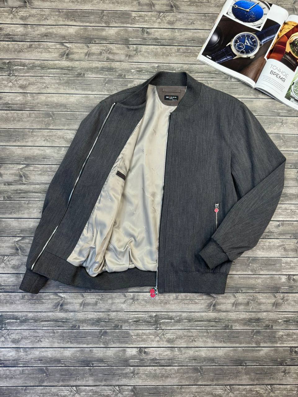 Куртка джинсовая Kiton стильная BP-53442 Куртка джинсовая Kiton стильная BP-53442