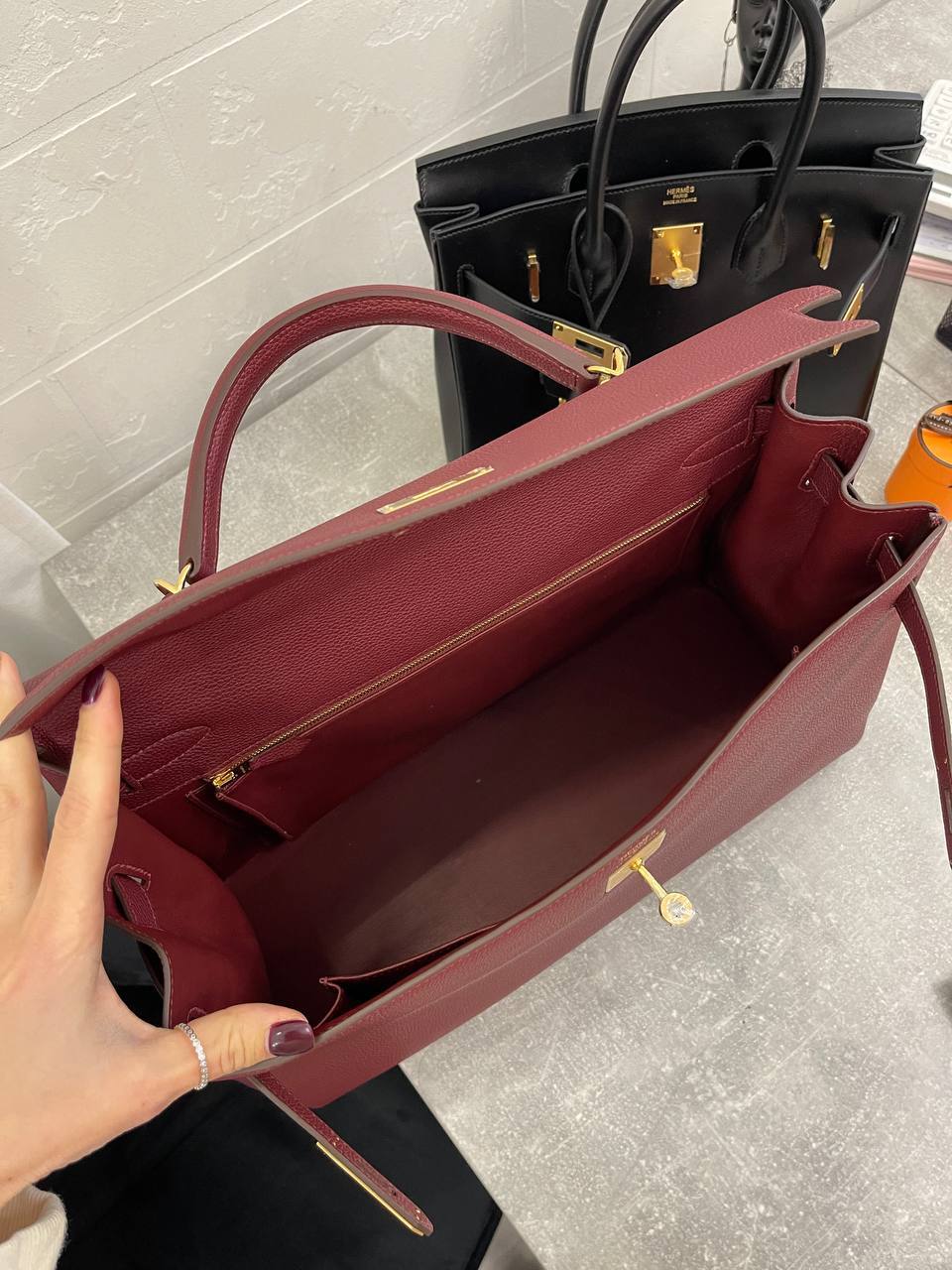 Коллекционная сумка женская Kelly 40 см, togo Hermes BP-43211 Коллекционная сумка женская Kelly 40 см, togo Hermes BP-43211