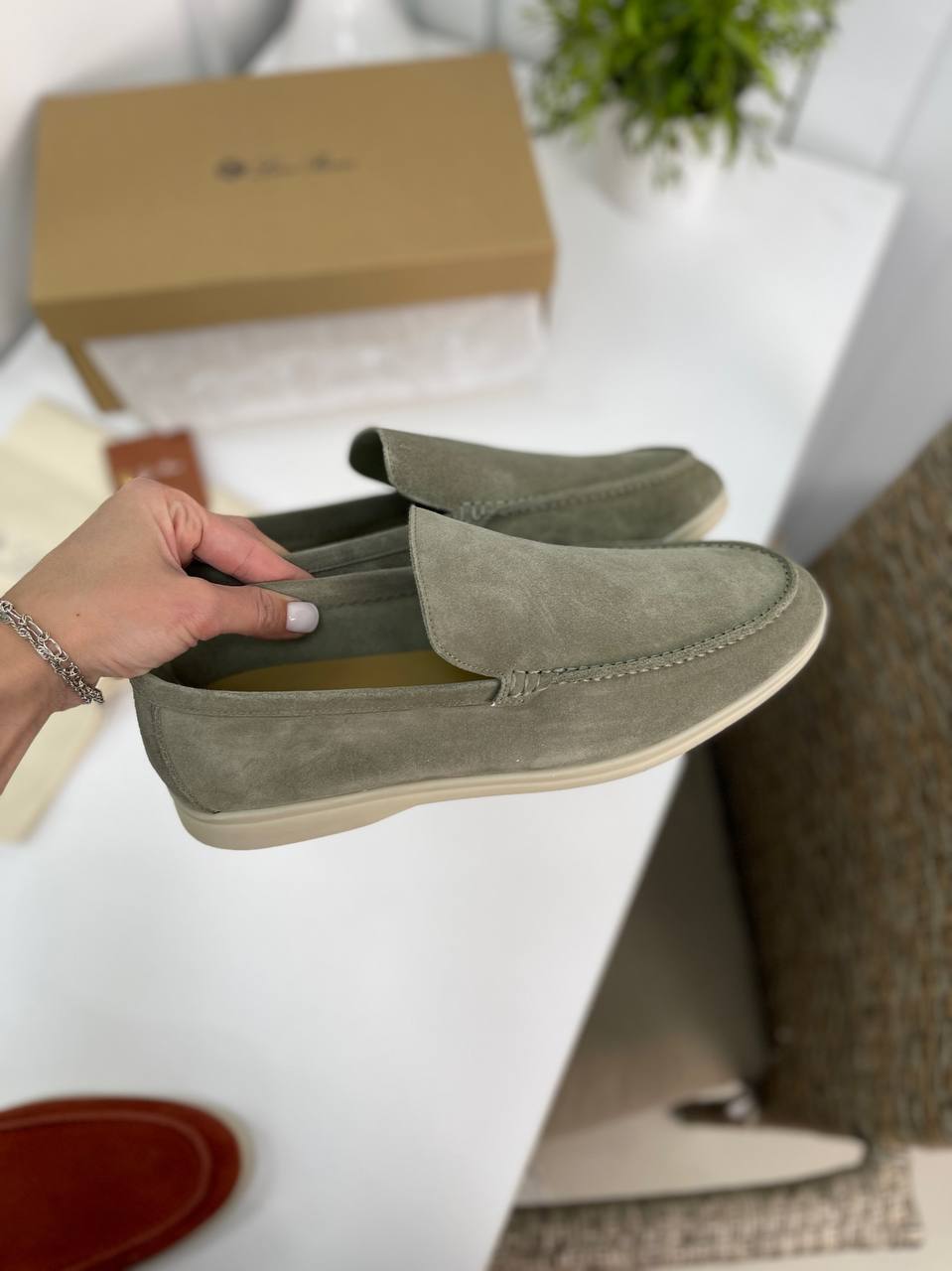 Лоферы стильные Loro Piana BP-13664 Лоферы стильные Loro Piana BP-13664