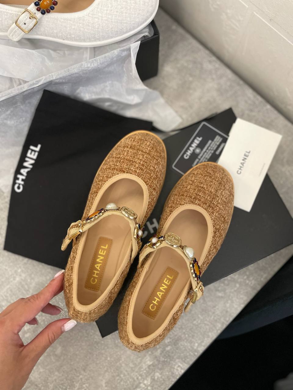 Эксклюзивные балетки Chanel BP-52478 Эксклюзивные балетки Chanel BP-52478