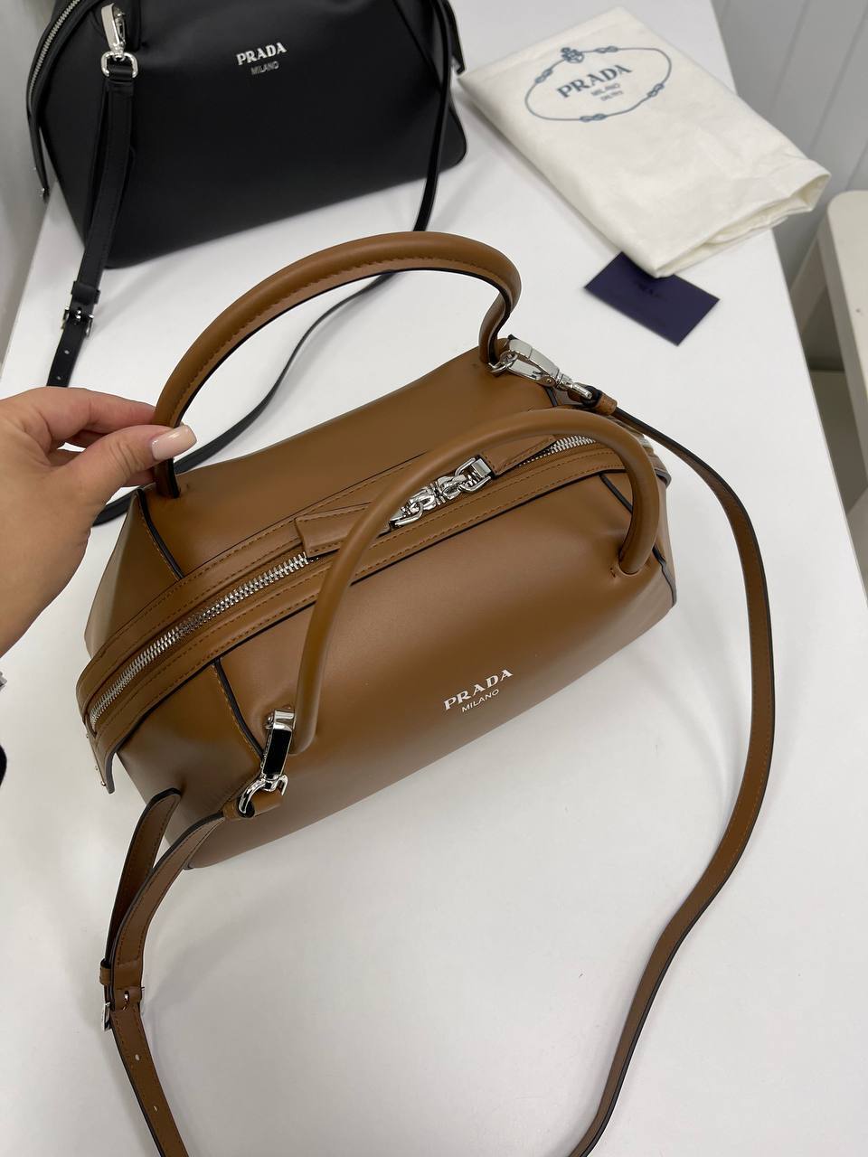 Коллекционная женская сумка Prada BP-22418 Коллекционная женская сумка Prada BP-22418