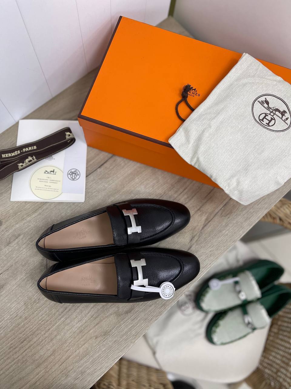 Коллекционные туфли Hermes BP-34156 Коллекционные туфли Hermes BP-34156