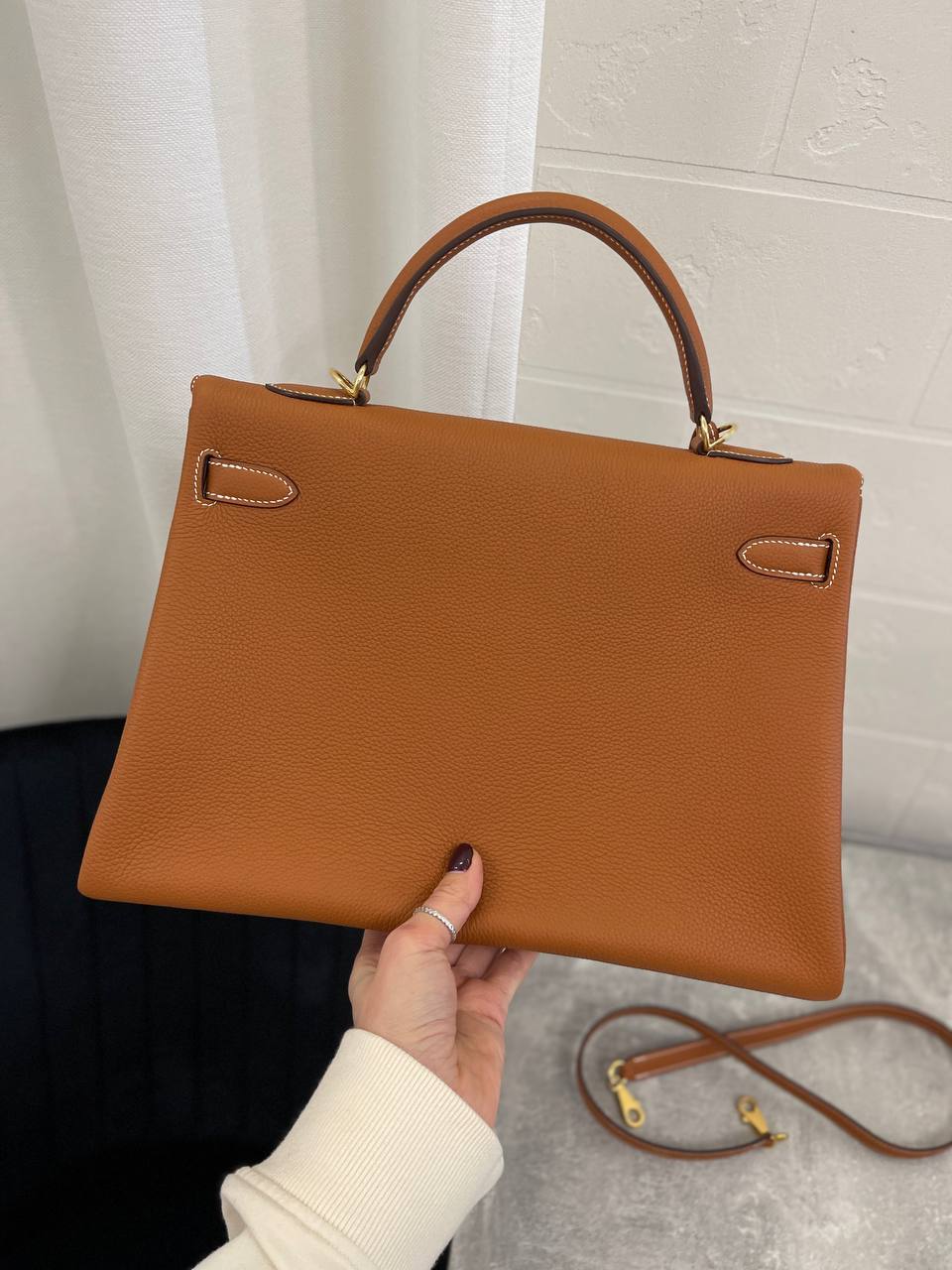 Коллекционная женская сумка Kelly 35, Togo кожа, Hermes BP-43160 Коллекционная женская сумка Kelly 35, Togo кожа, Hermes BP-43160