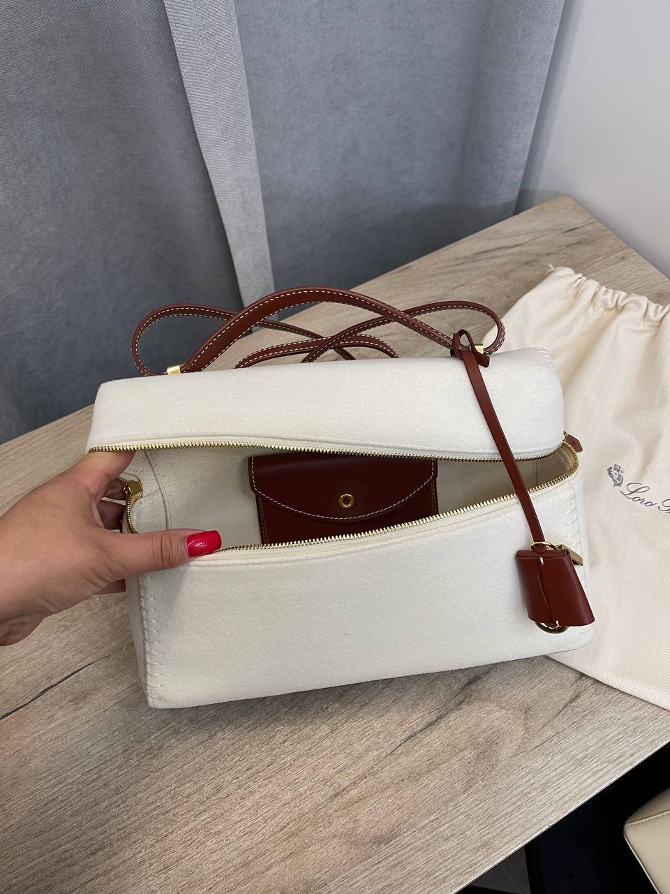 Коллекционная женская сумка Loro Piana BP-53110 Коллекционная женская сумка Loro Piana BP-53110