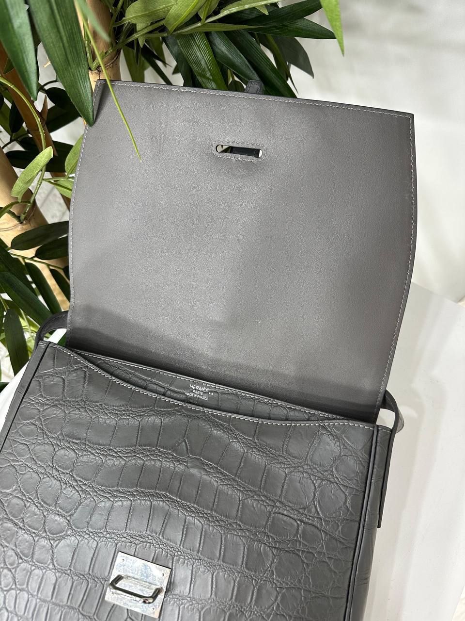 Крокодиловый мессенджер Hermes премиум BP-39150 Крокодиловый мессенджер Hermes премиум BP-39150