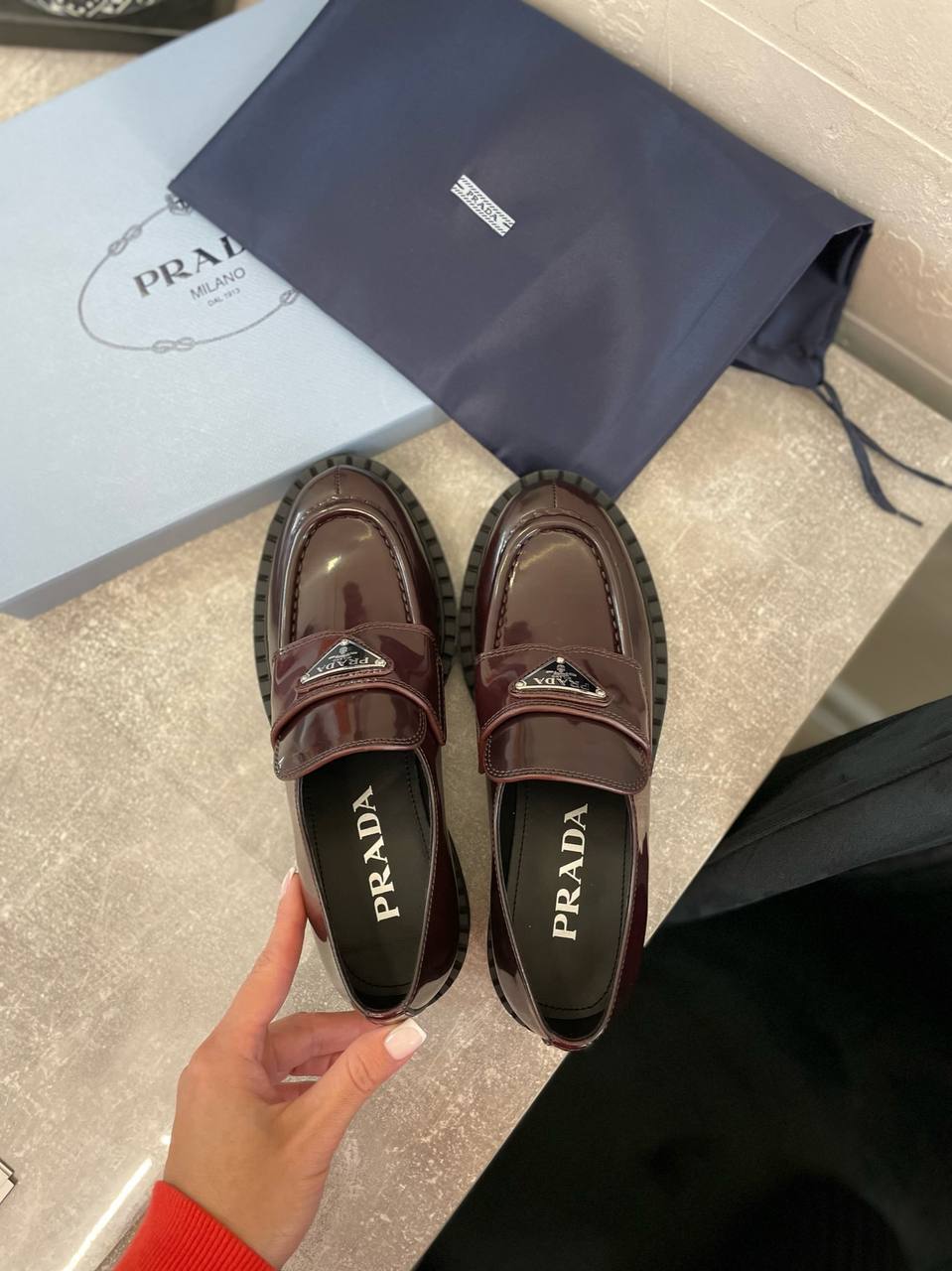 Люкс лоферы Prada BP-42648 Люкс лоферы Prada BP-42648