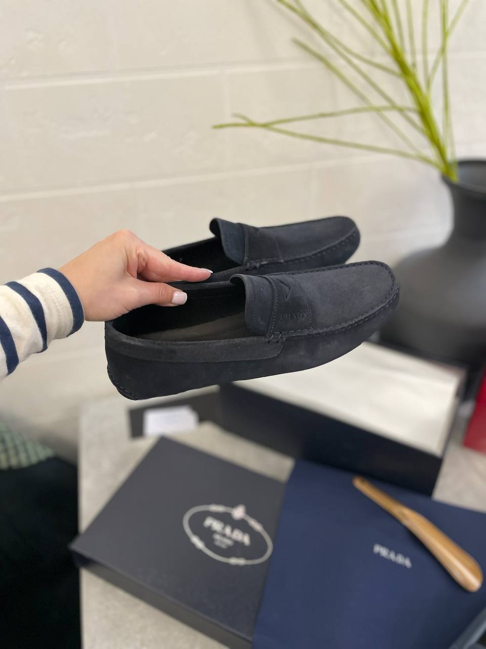 Мокасины Prada стильные BP-49130 Мокасины Prada стильные BP-49130