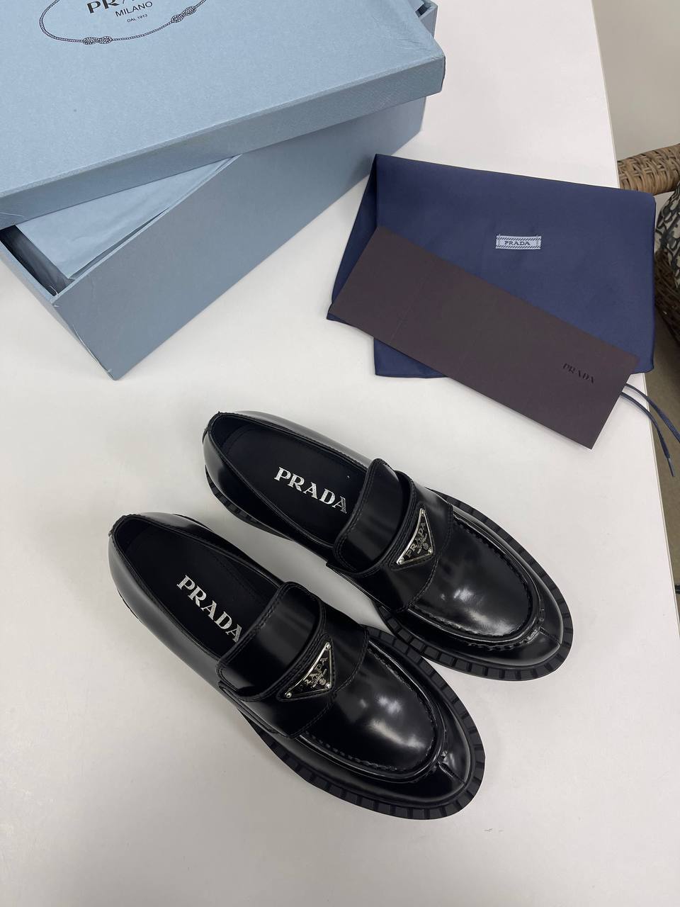 Премиум лоферы Prada BP-31832 Премиум лоферы Prada BP-31832