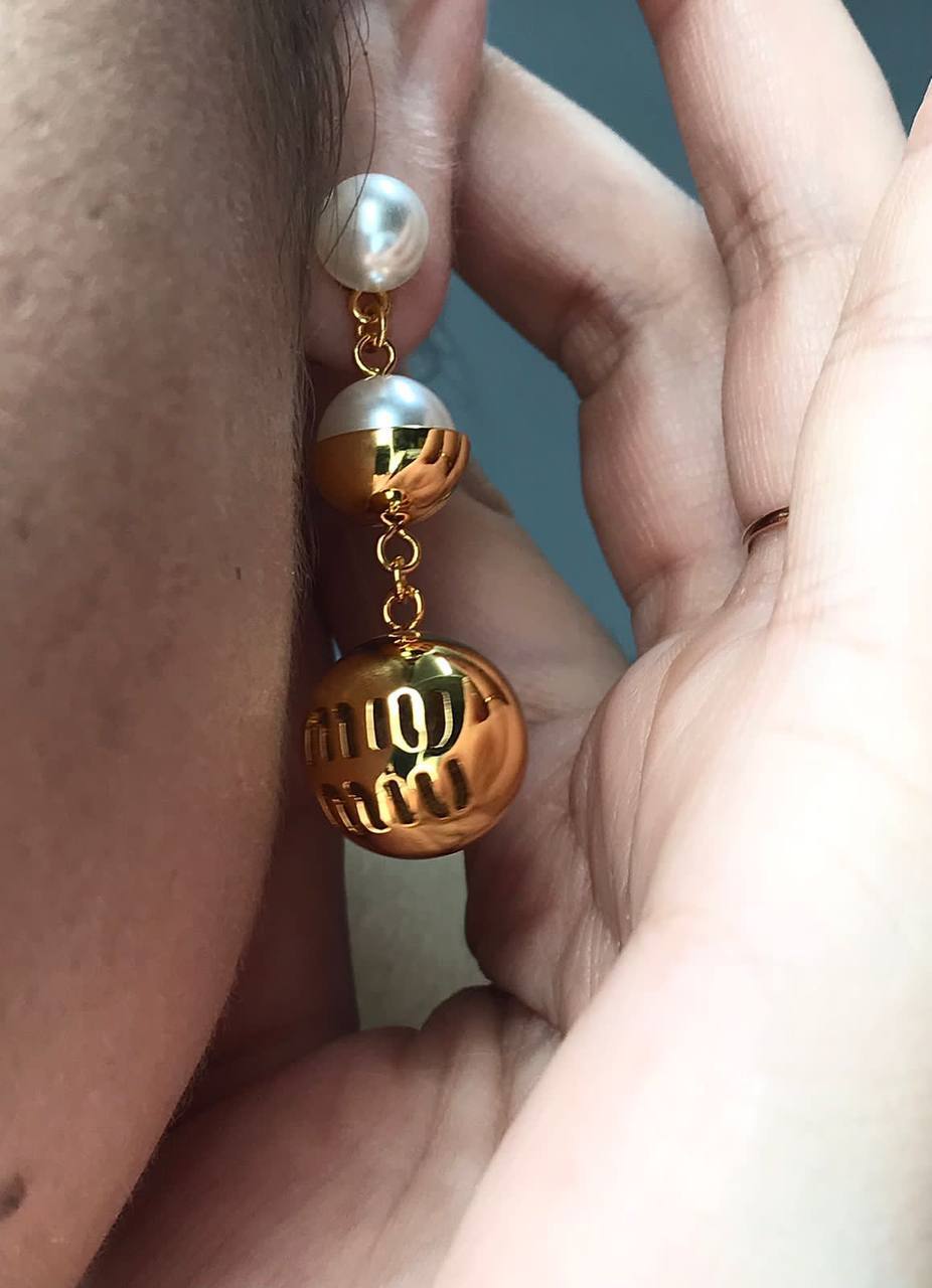 Элитные серьги Miu Miu BP-37907 Элитные серьги Miu Miu BP-37907