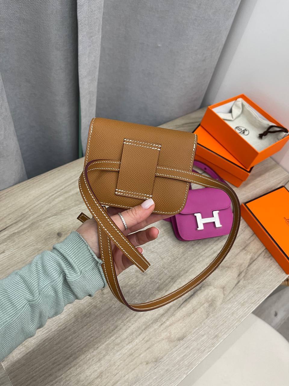 Коллекционная женская сумка Constance Slim Wallet Hermes BP-46059 Коллекционная женская сумка Constance Slim Wallet Hermes BP-46059