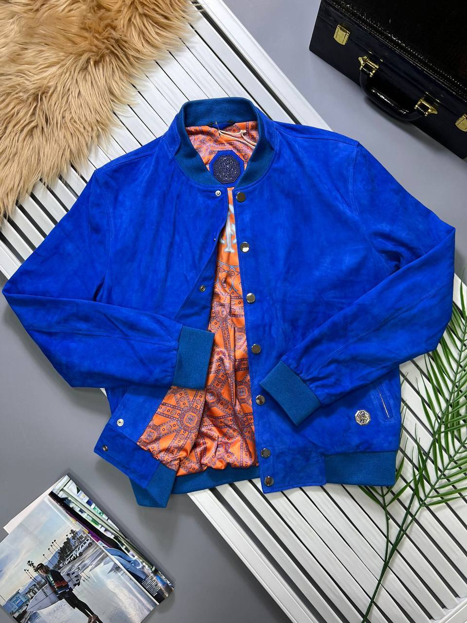 Куртка BP-15159 Stefano Ricci повседневная Куртка BP-15159 Stefano Ricci повседневная