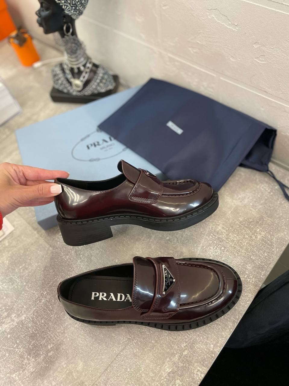 Люкс лоферы Prada BP-42648 Люкс лоферы Prada BP-42648