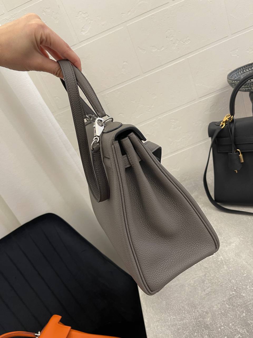 Элитная женская сумка Kelly 32 см, PHW Hermes BP-51291 Элитная женская сумка Kelly 32 см, PHW Hermes BP-51291